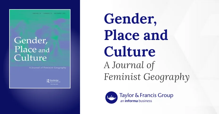 The cover of the journal Gender Place and Culture